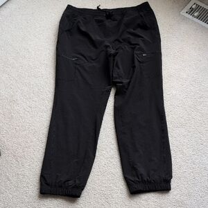 Eddie Bauer Black Stretch Fleece Lined Pants Size 14